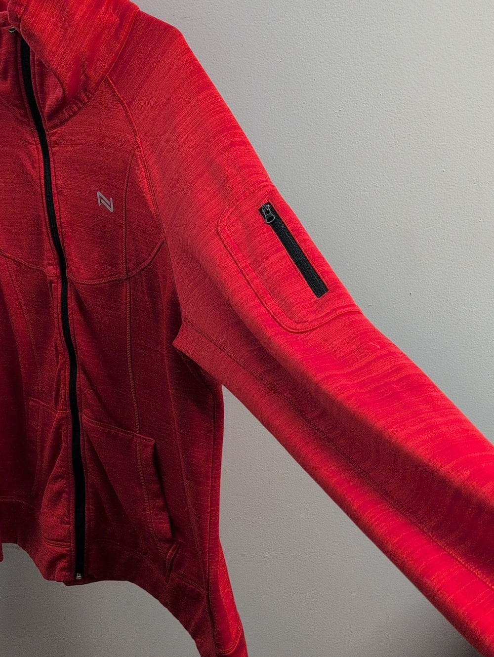 Women's Nola Athletic Red Activewear Performance Sweater Jacket 2x - Picture 2 of 11